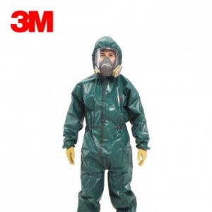 3M帶帽連體防化服4680