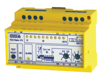Bender本德爾 接地電流檢測單元RCMA470LY-21