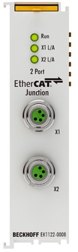 BECKHOFFEtherCAT分支耦合器 EK1122-0008
