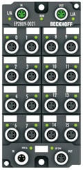 BECKHOFF16通道數(shù)字輸出端子盒 EP2809-002x