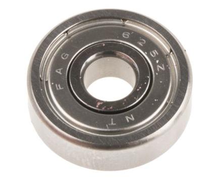 FAG滾珠軸承 625-2Z-C3, 600N 靜態(tài)負(fù)荷, 5mm 內(nèi)徑, 16mm 外徑