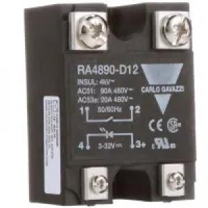Carlo Gavazzi 固態(tài)繼電器 RA4890-D12 最大負(fù)載電流 90 A, 最大負(fù)載電壓 530 V 交流